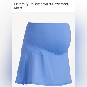 BLACK Maternity Golf Skort
